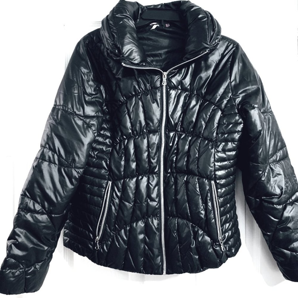 Pink Platinum Low Shine Goose Down Blend Puffer Jacket